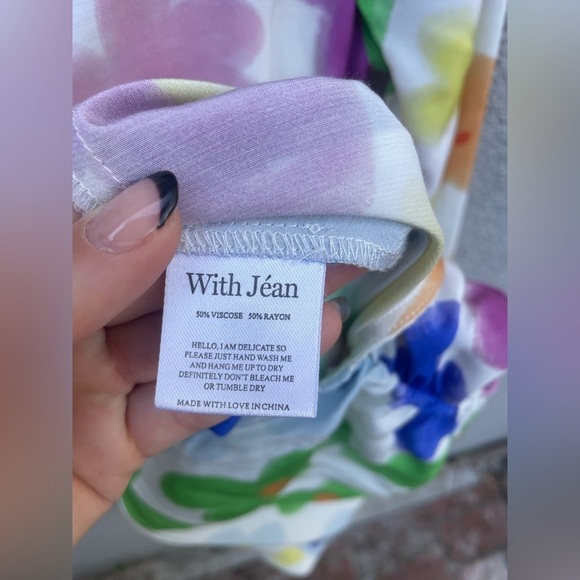 With Jean Hermana Dress Viola Tricolor - Picture 9 of 15